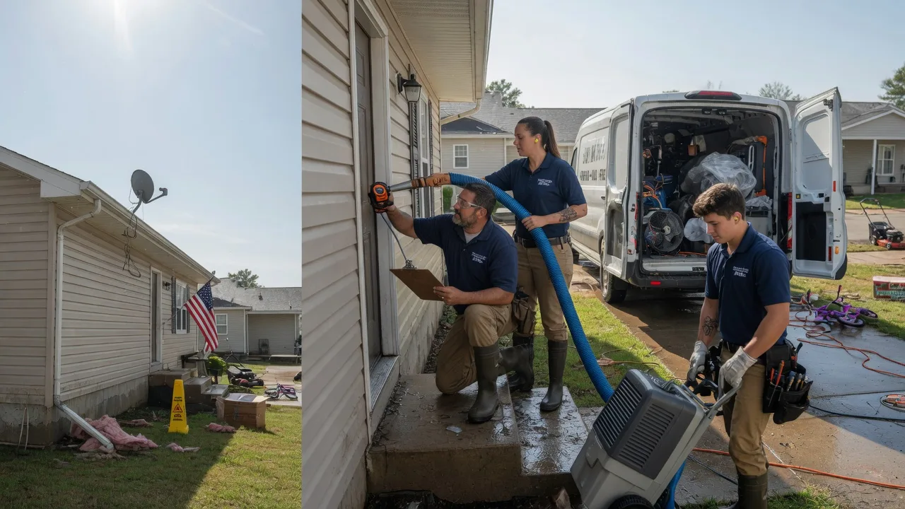 Ceiling Water Damage Restoration in Wynnewood, OK near me